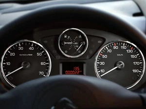 Für Fiat Scudo II 07-17 Aluminium poliert Ringe für das Kombiinstrument 3tlg - Bild 1 von 11