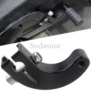 Black Rear Heel Toe Gear Shift Lever for Harley Street Bob 114 FXBBS 2021-2024 - Picture 1 of 21