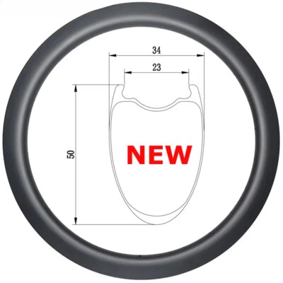 700C Gravel Road Bike Carbon Rims Tubeless Clincher Bicycle UD 3K 12k Disc Wheel - Image 1 of 4