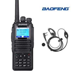 DM-1701 Dual Band Dual Time DMR/Analog Two Way Radio VHF/UHF w/Earpiece - Picture 1 of 12