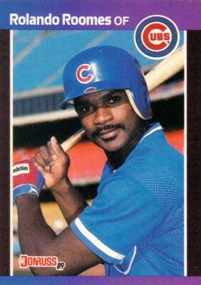 1989 Donruss - Rolando Roomes #577 (RC)-Cubs - Image 1 of 2