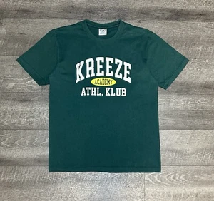 Vintage Y2K KREEZE KLUB Men’s T-Shirt Kreeze Academy Bubble Logo S/S Crew Size L - Picture 1 of 16