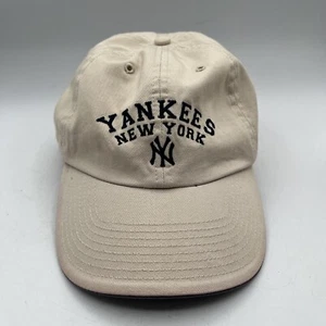 New York Yankees Grosscap Strapback Twins Enterprise Tan Hat MLB NY Adjustable - Picture 1 of 19
