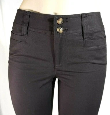 Calça social feminina boot leg marrom ajuste assinatura Ann Taylor tamanho 4 - Imagem 1 de 4