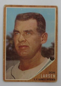1962 Topps Don Larsen No 33 San Francisco Giants - Picture 1 of 2