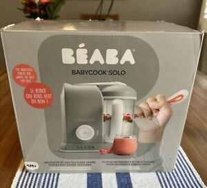 BEABA Babycook Solo 4 in 1 Baby Food Maker 4m+ "GREY & White" New Never Used