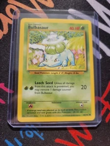 BULBASAUR - Base Set - 44/102 - Common - Pokemon Card - Unlimited Edition - Picture 1 of 9