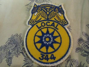 Vtg. Teamsters Union Local 344 Milwaukee Wisconsin Embroidered Patch - Picture 1 of 3