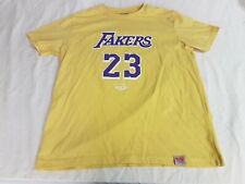 FAKERS LAKERS 23 tee t-shirt yellow XL extra large spoofs 2018 humor funny