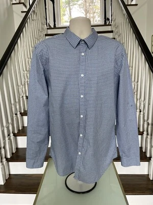 Calvin Klein Men’s Dress Shirt Slim Fit XL Infinite Cool Non Iron Blue - Image 1 of 4