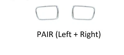 Par de anillos de moldura cromados parrilla BMW SERIE 5 E34 1994-1995 (izquierda + derecha) Foto 1 de 3