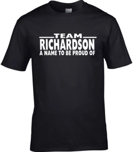 Camiseta de apellido Richardson para hombre tallas 3XL 4XL 5XL NOMBRE SE PUEDE MODIFICAR - Imagen 1 de 1