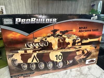 Mega Bloks Probuilder M1A1 Abrams Tank Set 9734 Building Blocks 2002 - Image 1 of 4