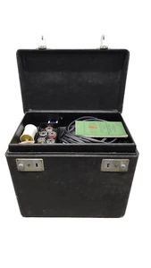 Vintage 1938 Singer 221-1 Portable Electric Sewing Machine + Needle Threader - Picture 1 of 12