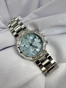 Classy Elegant Bulova Accutron Women’s Watch 25 Diamond Chronograph Swiss Made - Picture 1 of 18
