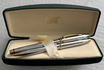 Cross Schreibset Füller / Kugelschreiber neu Townsend Metalist - Bild 1 von 3