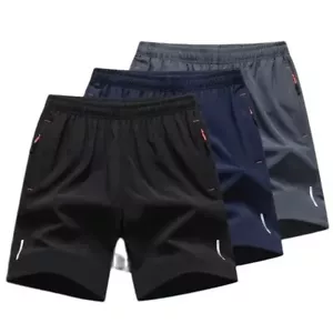 Men's Summer Sports Shorts - Breathable Elastic Waist Casual Shorts - Plus Size - Picture 1 of 7