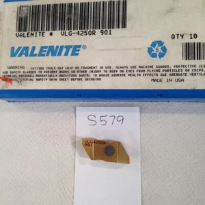 1 NEW VALENITE NG 4250R TOP NOTCH CARBIDE INSERTS. GRADE. 901. (S579) - Picture 1 of 2