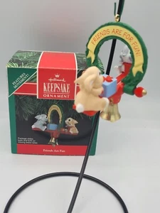 Hallmark Keepsake Christmas Ornament - Friends Are Fun - 1991 - MIB - Picture 1 of 8