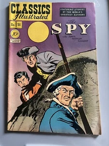 Comic Classics Illustrated No. 51 Spy HRN 51 1948 1st printing #1b - Picture 1 of 5