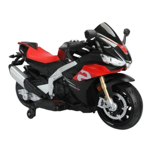 Aprilia 24V Kids Electric Motorcycle 10KMH Dirt Bike Ride on Motorbike LED Light - Picture 1 of 14