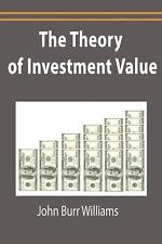 The Theory of Investment Value by John Burr Williams (English) Paperback Book