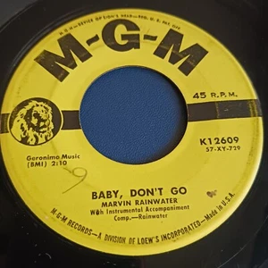 Marvin Rainwater – Whole Lotta Woman / Baby, Don't Go (MGM K12609) - Imagen 1 de 2