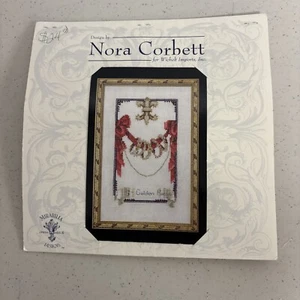 Nora Corbett FIVE GOLDEN RINGS Cross Stitch Pattern+Embellishment - Picture 1 of 4
