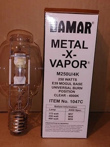 DAMAR M250U/4K 250 WATT E39 MOGUL BASE UNIVERSAL BRENNSTAND KLAR - 4000K - Bild 1 von 10