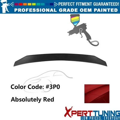 Fits 14-20 Lexus IS250 IS300 ABS Painted #3P0 Absolutely Red Rear Trunk Spoiler Foto 1 de 4
