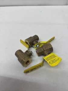 APOLLO 77C-101-01A Brass Ball Valve 1/4" NPT Thread Ends 150-SWP / 600-WOG - Picture 1 of 3