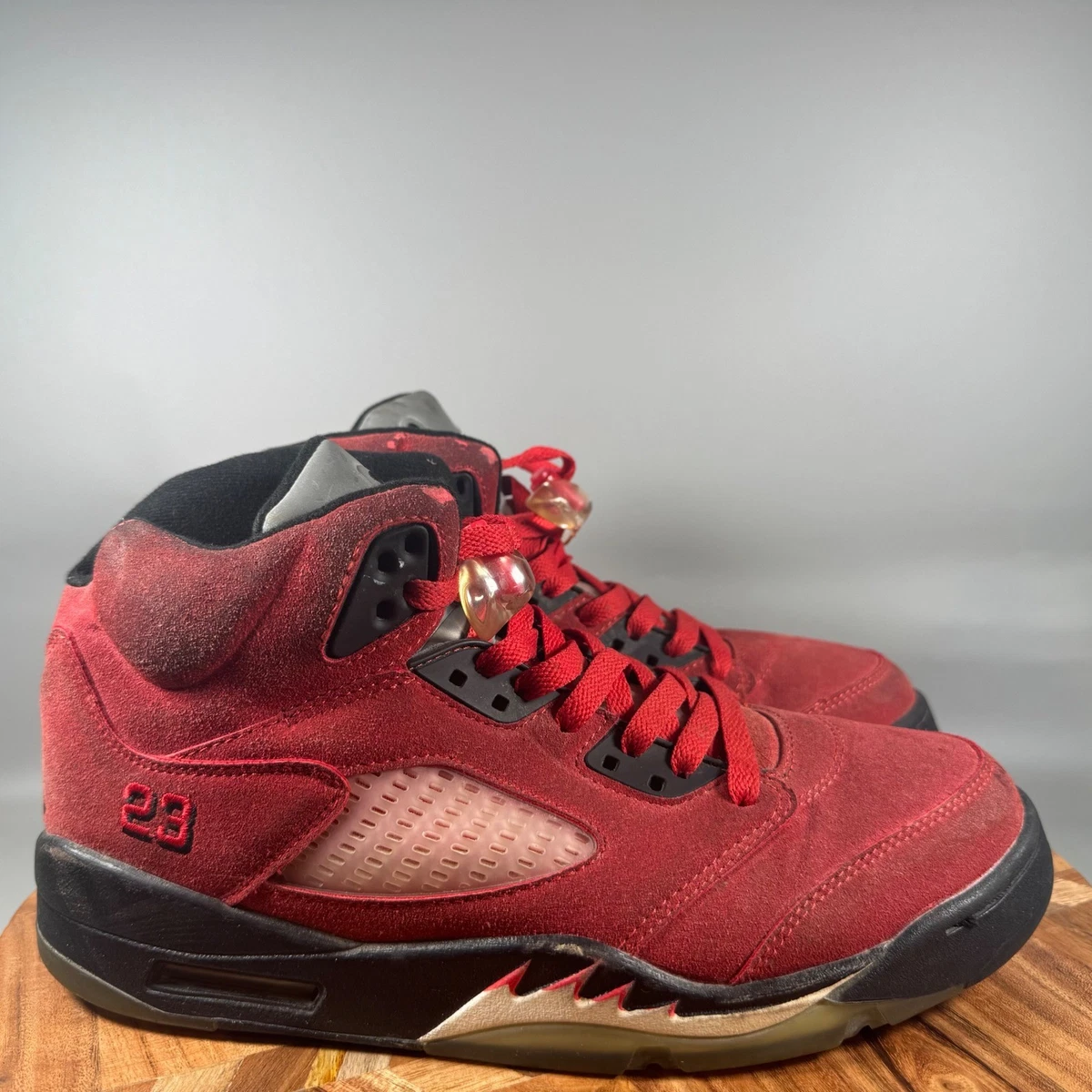 Jordan 5 Retro Red Suede | eBay