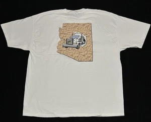 Vintage Annual Summer Survival Trucker Semi Arizona Y2K USA T-shirt Size XL - Picture 1 of 9