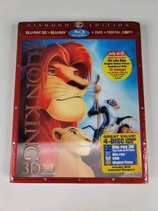 The Lion King 3D: Diamond Edition Target Exclusive Rare (3D/Blu-ray/DVD) New - Picture 1 of 24