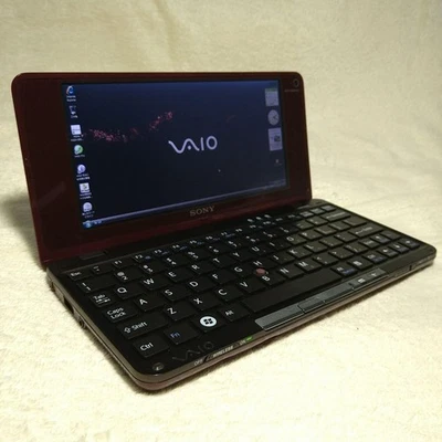 SONY VAIO VGN P91S Atom CPU Z550 2.0GHz RAM 2GB SSD 64GB Win Vista Home Premium - Image 1 of 4