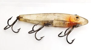 Señuelo de pesca vintage Clear Shad Minnow de 3 1/2" de largo - Imagen 1 de 2