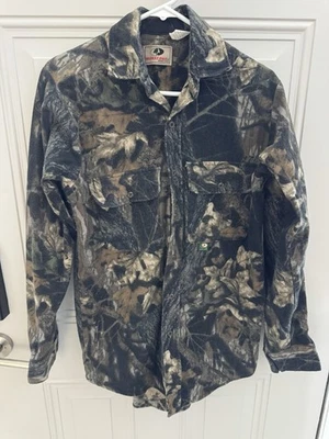 Vintage Mossy Oak Button Down Treestand Camo Shirt Made In USA Men’s Size Small - Image 1 of 4
