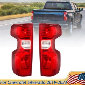 Pair Tail Lights Assembly For 2019-2023 Chevy Silverado 1500 2500HD 3500HD - Picture 1 of 15