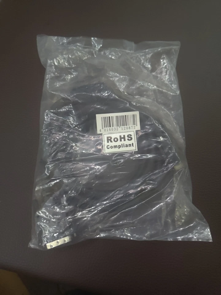 3m DVI auf DVI Kabel Monitorkabel Single Link Ferritkerne 18+1 pol. schwarz - Bild 1 von 3