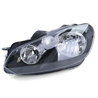 Phare Noir Avec Moteur LWR Gauche Pour VW Golf 6 VI 1K 08-14 - Photo 1/4