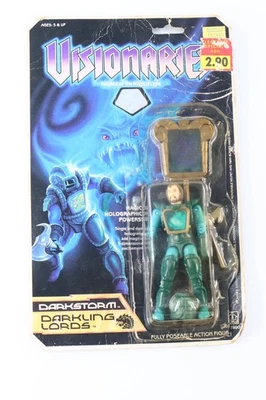 1987 Visionaries Darkstorm Action Figure Complete with Card Staff Helmet Axe - Image 1 of 4