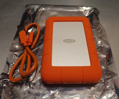 4TB Rugged USB-C, Portable External Hard Drive, Drop, Shock, Dust, Rain Resi... - Image 1 of 2