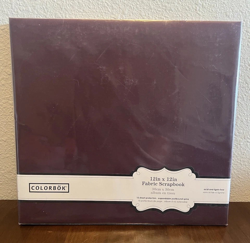 Álbum de recortes de tela Colorbok 12 X 12 con 10 protectores de hojas color Foto 1 de 4