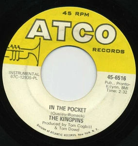 THE KINGPINS In The Pocket / Ode To Billy Joe  R&B - SOUL  45 RPM  RECORD - Picture 1 of 2