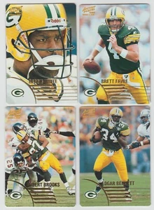 JUEGO COMPLETO DE EQUIPO DE 4 CARTAS GREEN BAY PACKERS 1995 Action Packed Rookies & Stars - Imagen 1 de 1