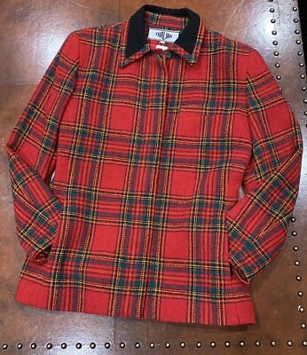 Blazer/chaqueta con cremallera vintage de lana/nailon Thalian para mujer Rumania 6 Foto 1 de 4