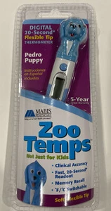 MABIS Zoo Temps Digital Soft Flexible Tip Thermometer Pedro Puppy - Picture 1 of 2