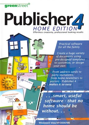 Greenstreet Publisher 4 Home Edition - Desktop Publisher DTP PC - Brand New - Image 1 of 2