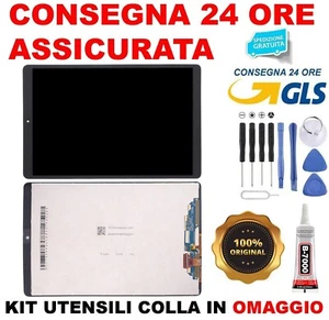 DISPLAY LCD SAMSUNG GALAXY TAB A 2019 SM-T515 SM-T510 TOUCH VETRO SCHERMO - Afbeelding 1 van 5