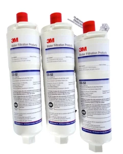 3 x 3M Cuno OCS Retroit Bosch CS52 CS-52 640565 00640565 water filter cartridges - Picture 1 of 8